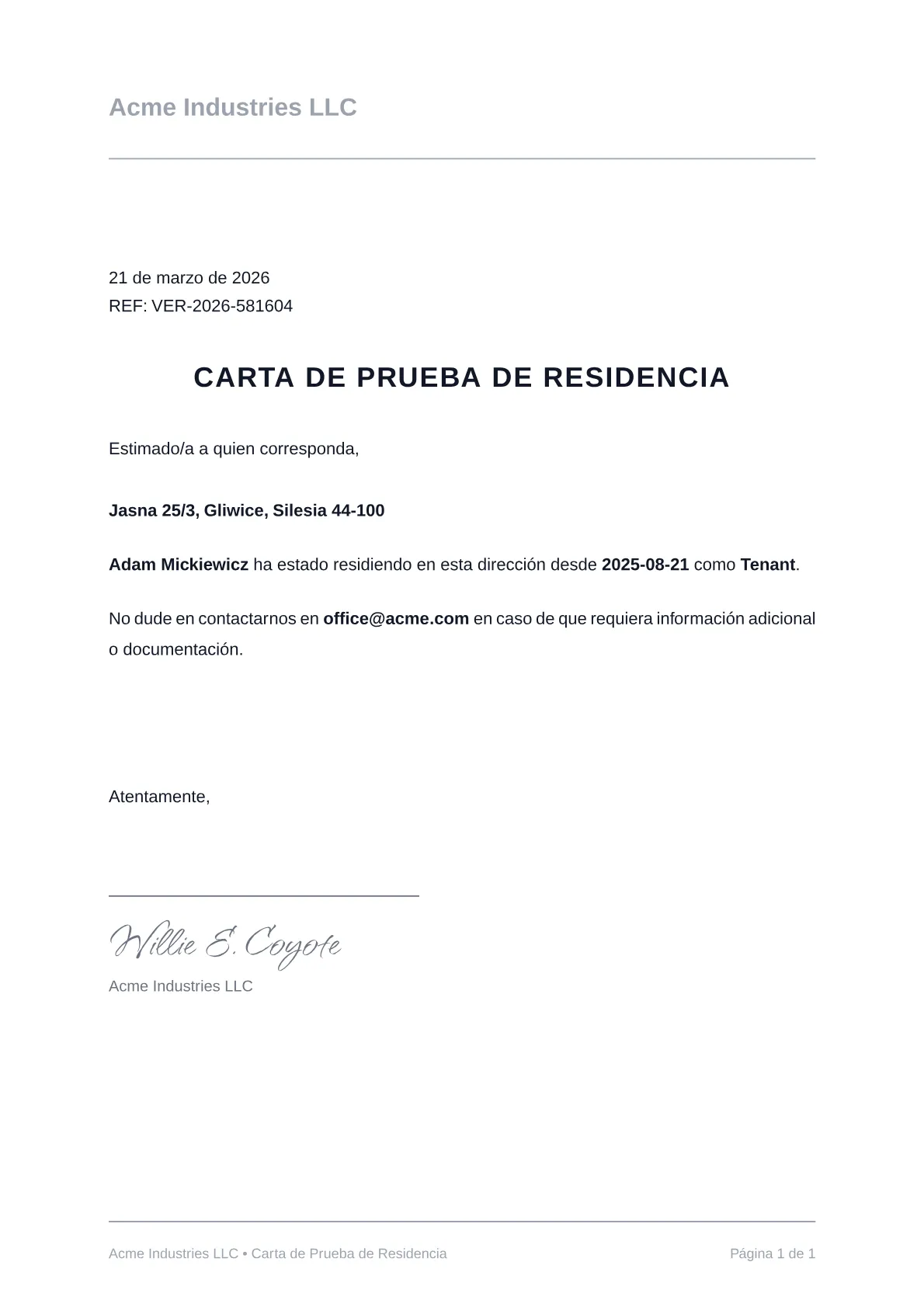 Imagen de muestra de carta de comprobante de residencia